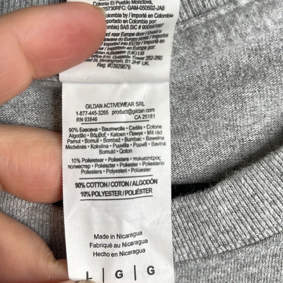 Maui Hawaii Mens Embroidered Grey Crewneck T-Shirt Gildan Ultra Cotton L - Picture 9 of 11